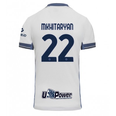 Fotbalové Dres Inter Milan Henrikh Mkhitaryan #22 Venkovní 2024-25 Krátký Rukáv Fotbalové Dres Inter Milan Henrikh Mkhitaryan #22 Venkovní 2024-25 Krátký Rukáv